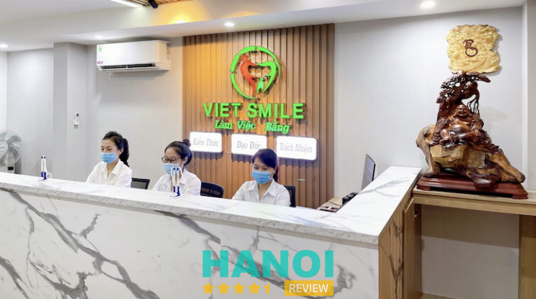 Nha khoa Việt Smile địa chỉ bọc răng sứ ở hà nội uy tín