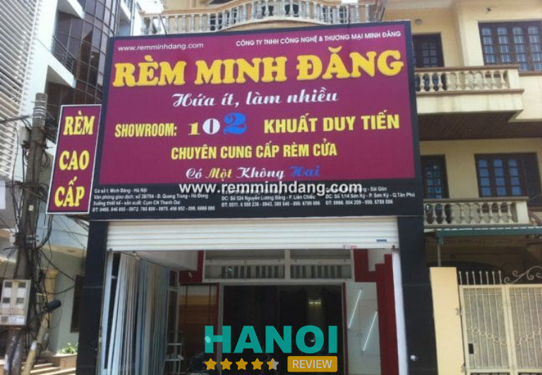 Rèm cửa Minh Đăng Hà Nội