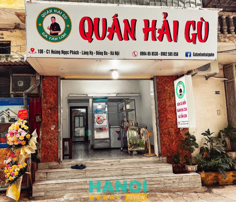 Gà Tần lon Quán Hải Gù