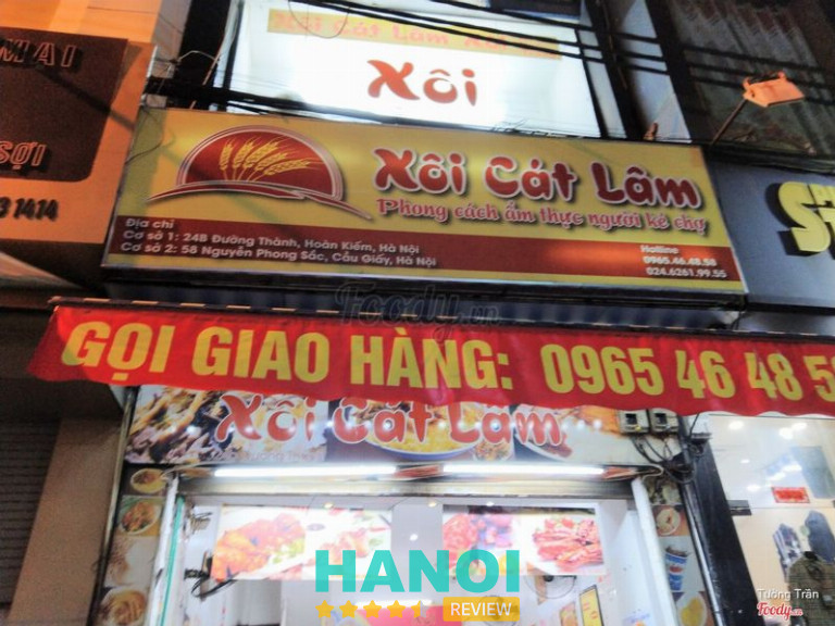 Xôi Cát Lâm Hà Nội