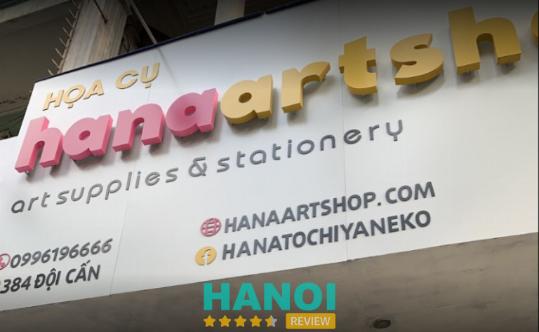 Họa cụ Hana Art Shop Hà Nội