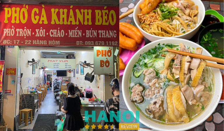 Phở Gà Khánh Béo tại Hà Nội