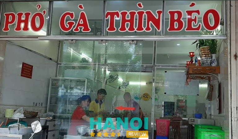 Phở gà Thìn Béo tại Hà Nội