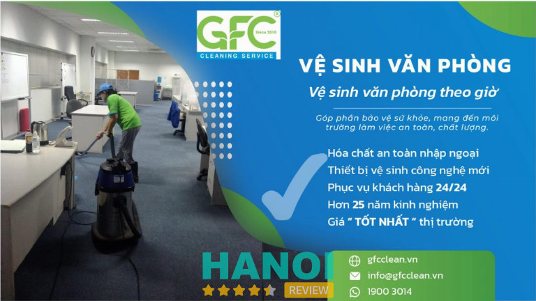 Công Ty Cổ Phần Giải Pháp Mùi Hương và Dịch Vụ Vệ Sinh GFC - GFC Clean chi nhánh Hà Nội