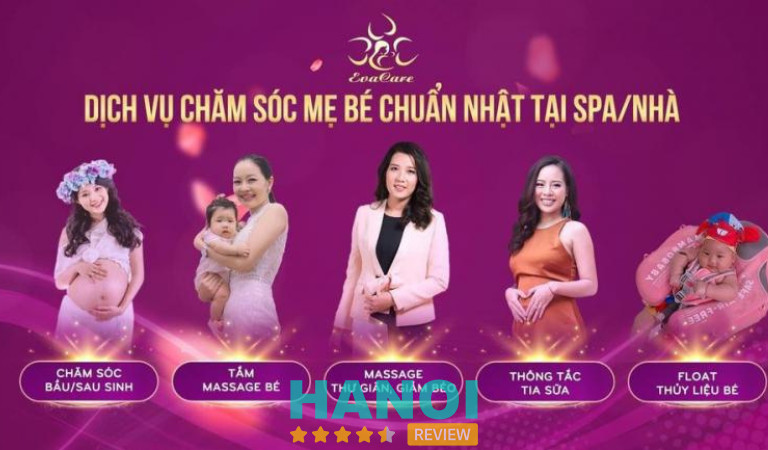 Dịch vụ chăm sóc mẹ bé Eva Care tại Hà Nội