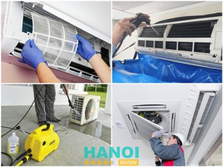 dịch vụ vệ sinh điều hoà, máy lạnh tại nhà ở Hà Nội