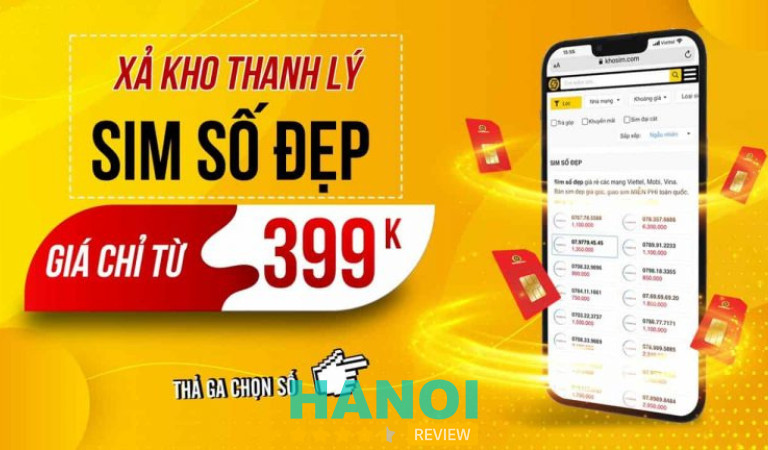 Cửa hàng kho sim tại Hà Nội