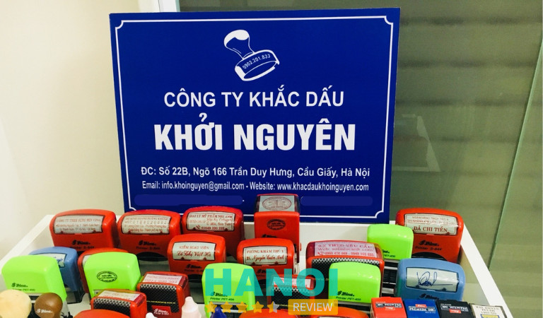 Công ty khắc dấu Khởi Nguyên tại Hà Nội