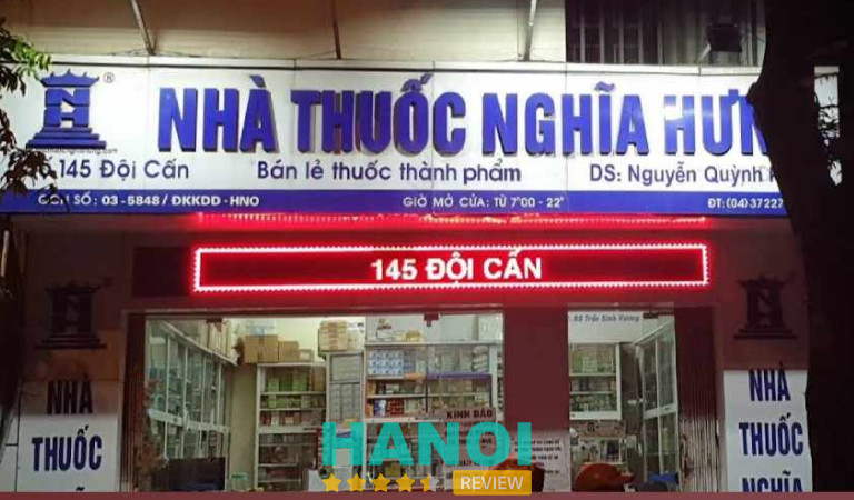 Nhà thuốc Nghĩa Hưng tại quận Ba Đình