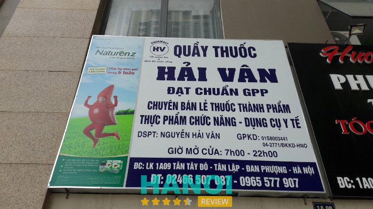 Quầy thuốc Hải Vân Hà Nội