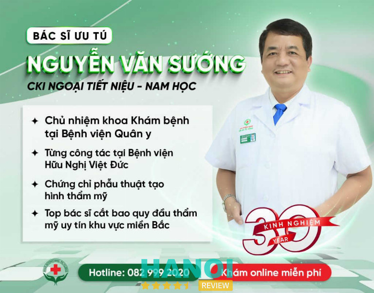 Bác sĩ CKI Nguyễn Văn Sướng Hà Nội 