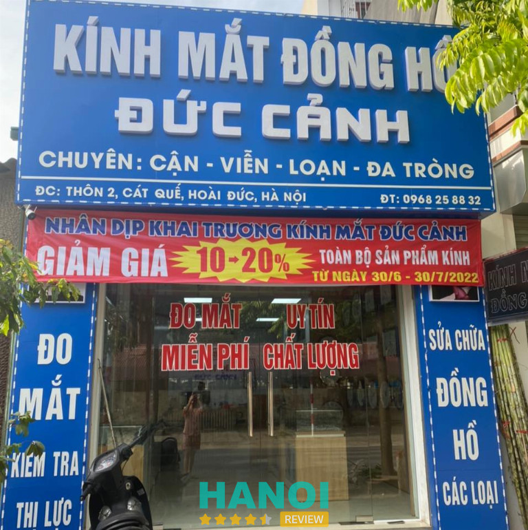 Kính mắt đồng hồ Đức Cảnh H Hoài Đức