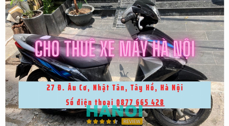 Thuê xe máy Tây Hồ Hà Nội