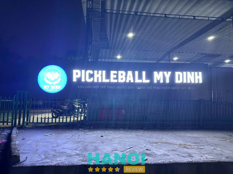 Sân Pickleball cung thể thao dưới nước mỹ đình