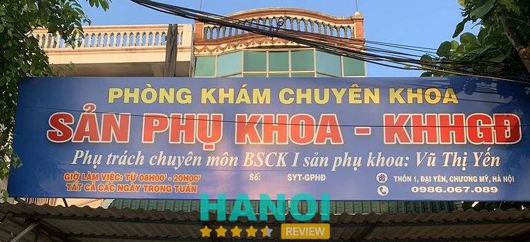 Phòng Khám Sản Phụ Khoa - KHHGĐ Bác Sĩ Vũ Thị Yến