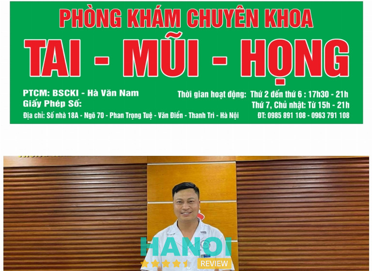 Phòng Khám Tai Mũi Họng-Nhi (BS CKI Nam)