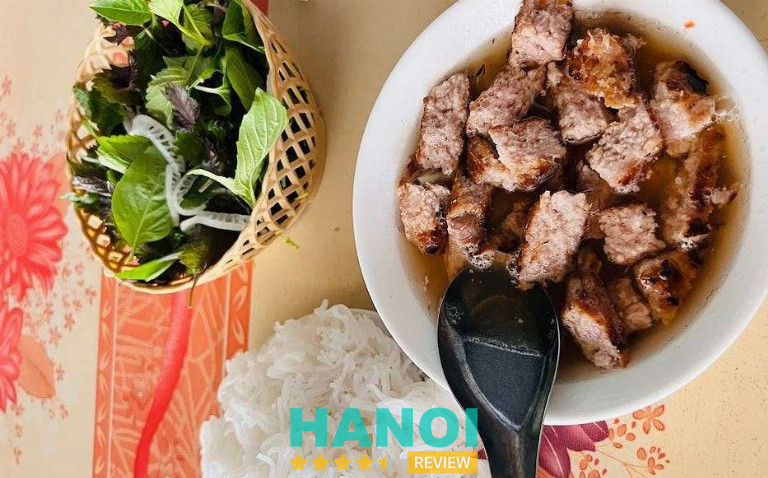 Bún chả tại Thuỷ Tiên