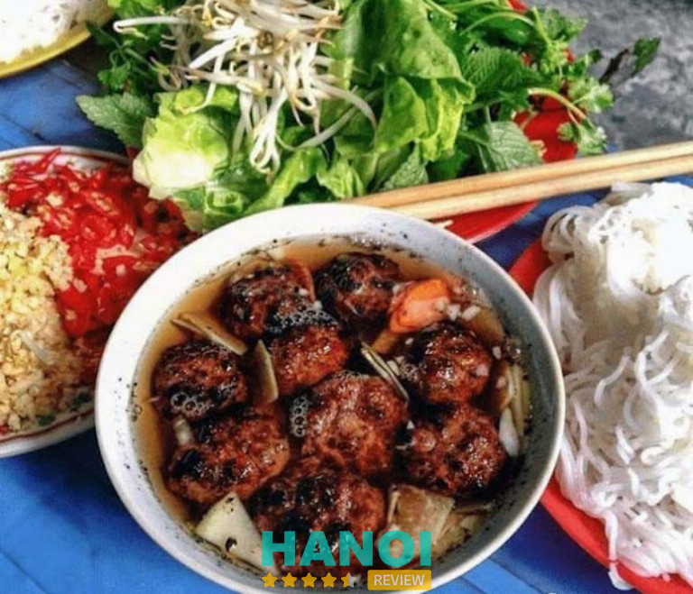 Bún chả nóng Hồng Ngân, TX. Sơn Tây